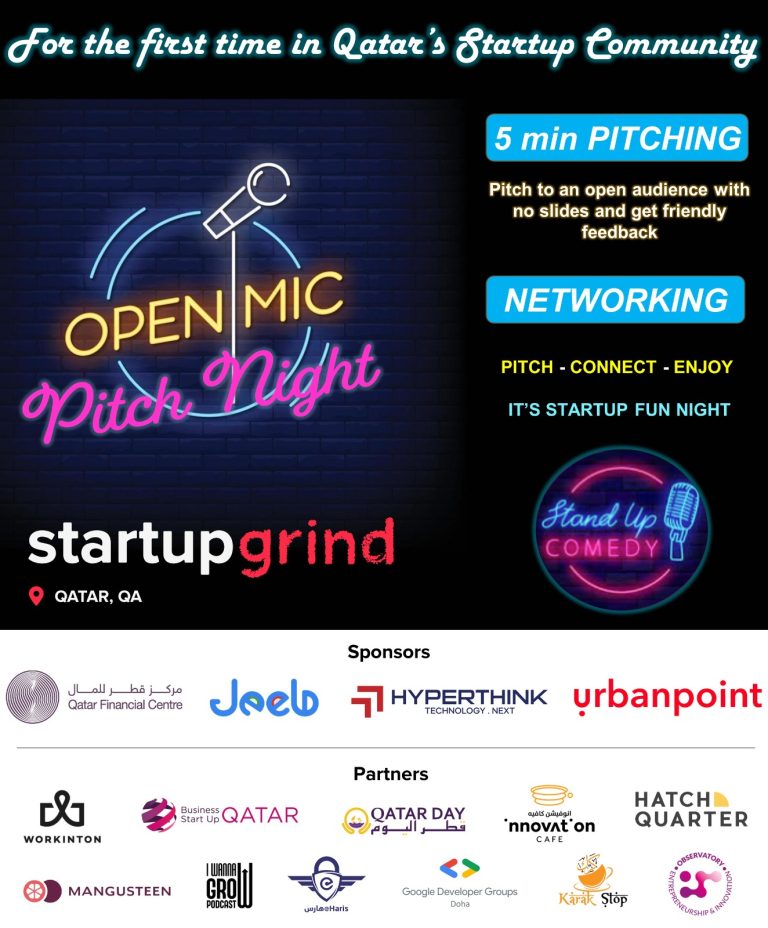 Startup Grind Open Mic Pitch