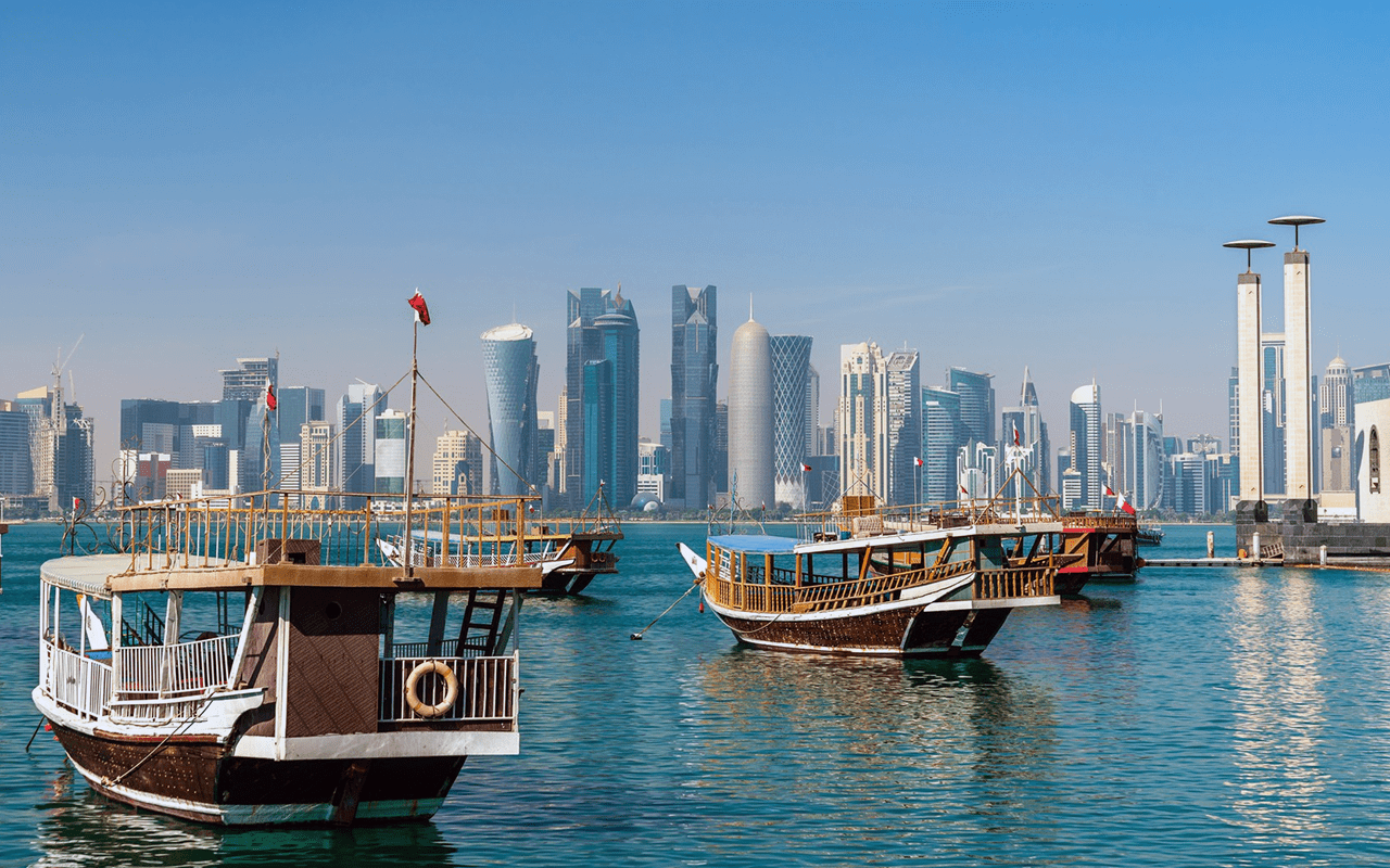 A view of West Bay Doha